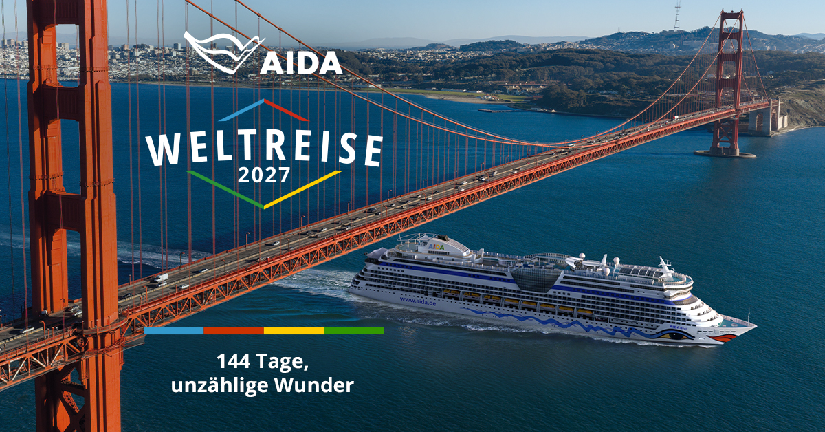 Die AIDA Weltreise 2027/28